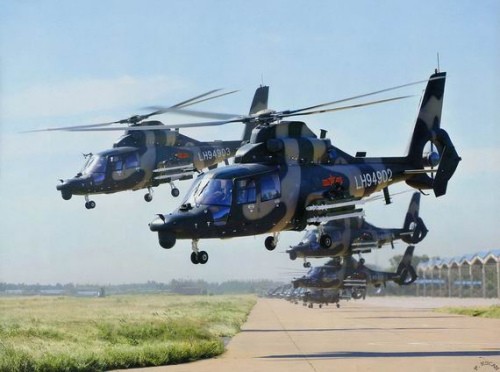 Máy bay trực thăng vũ trang Z-9 do Trung Quốc chế tạo